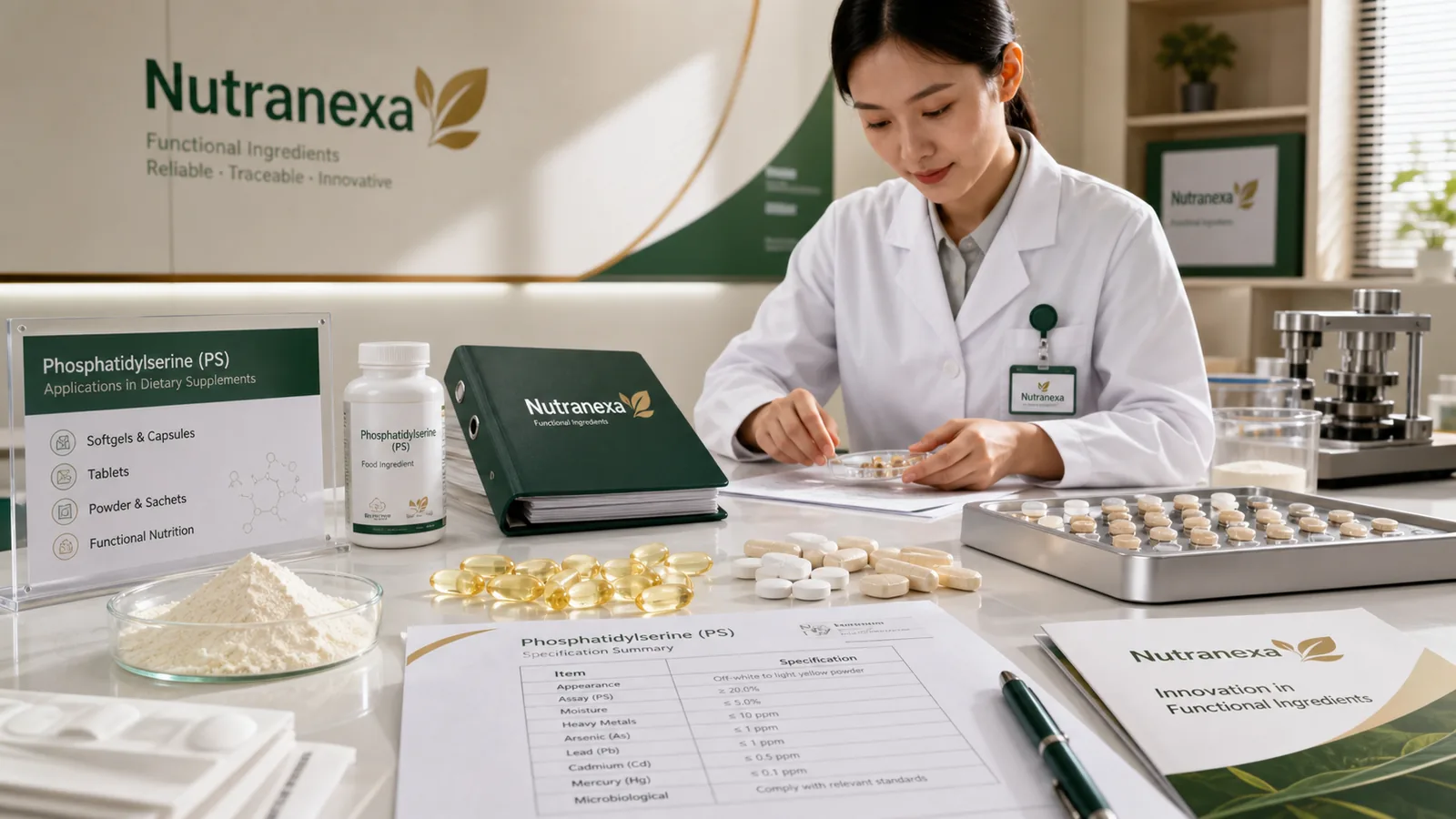 Phosphatidylserine Applications in Dietary Supplements